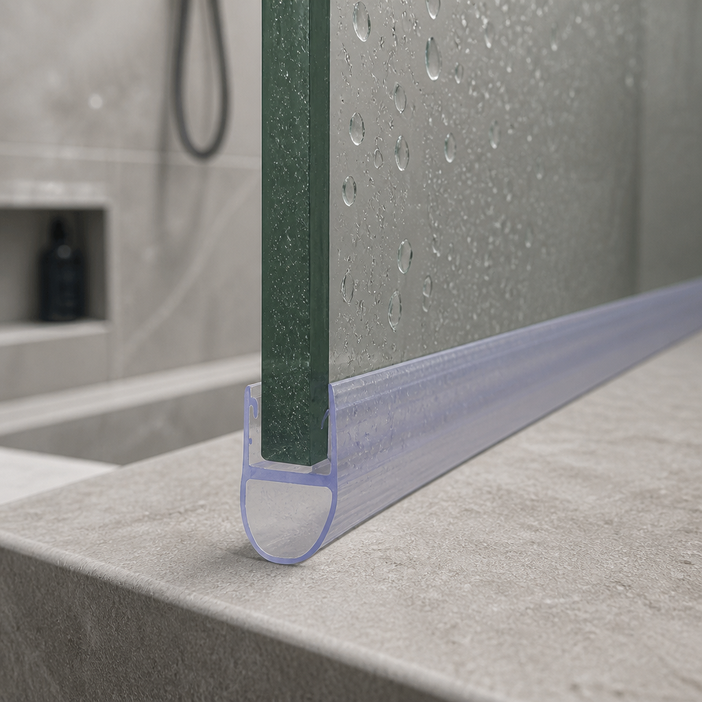 SEAL158 - Shower Screen Seal - Fits 8-10mm Glass - Lengths of 800mm, 900mm, 1400mm, 2000mm and 2600mm