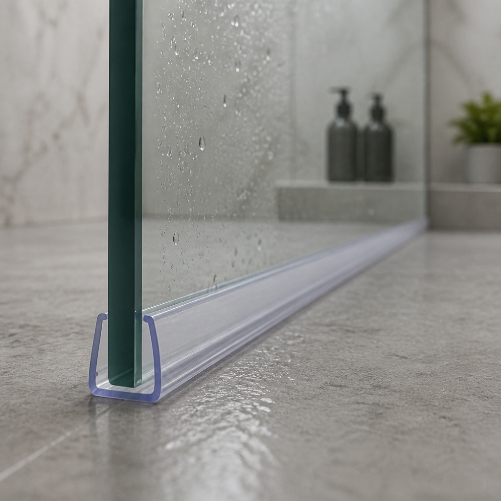 SEAL205 - Shower Screen Seal - Fits 4-6mm Glass - Lengths of 800mm, 900mm, 1400mm and 2000mm