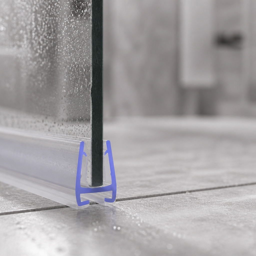 SEAL302 - Shower Screen Seal - Fits 8mm Glass - Lengths of 800mm, 900mm, 1400mm and 2000mm