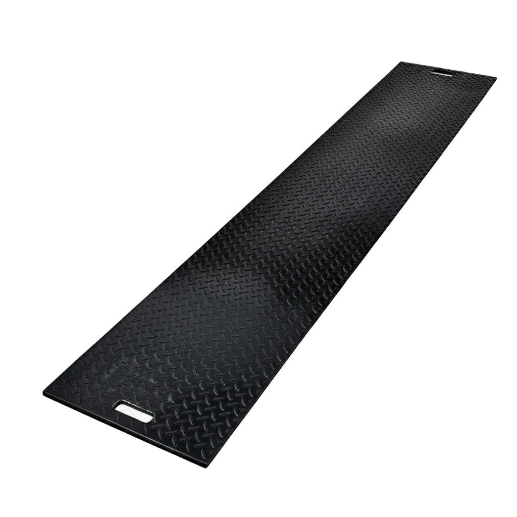 Single sided black access mat with non-slip