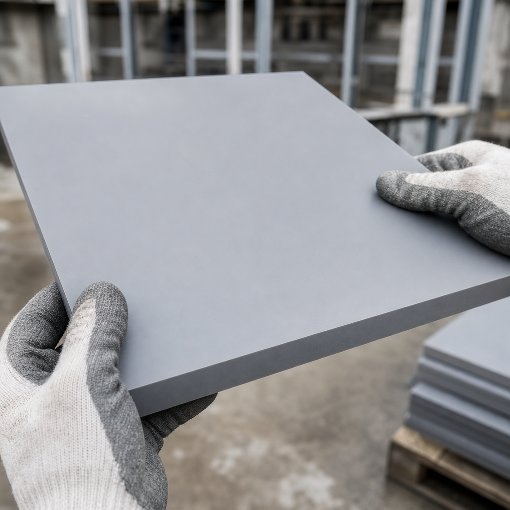PVC Sheet in Grey – Thickness Options from 12mm to 25mm