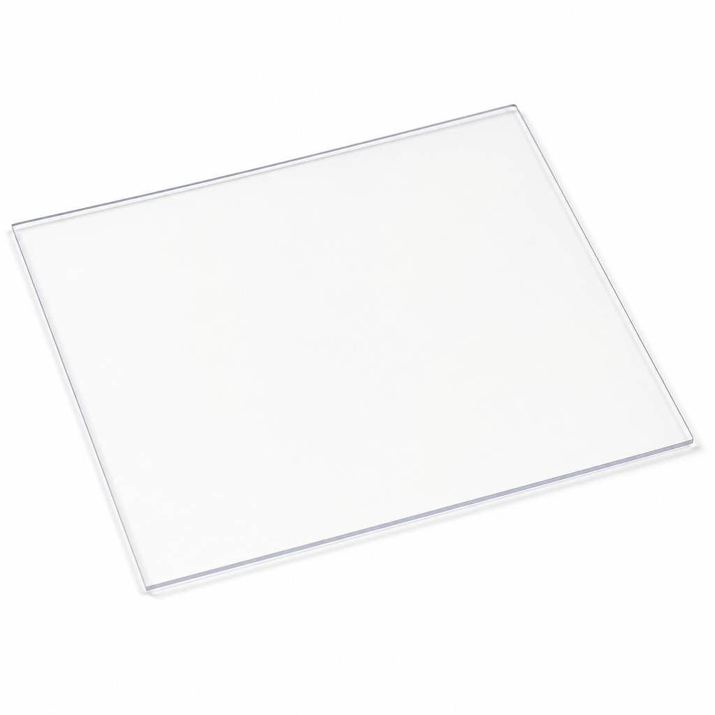 Clear Polycarbonate Sheet in Thicknesses of 0.75mm, 1mm and 1.5mm