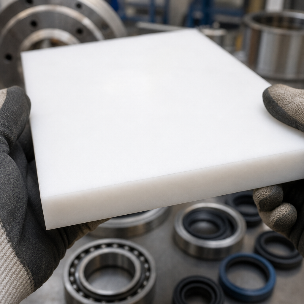PTFE Sheet for Industrial Use – 60mm to 80mm Thickness