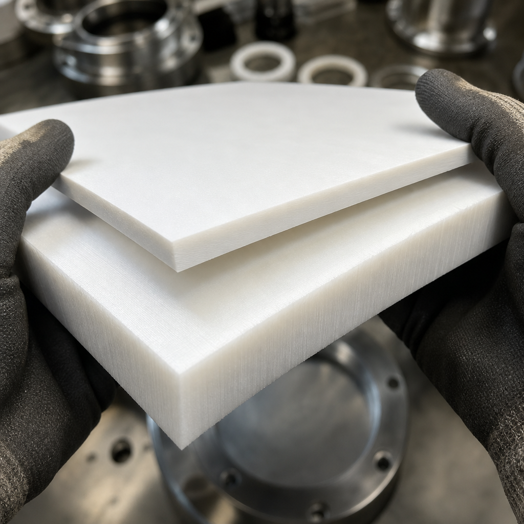 PTFE Sheet Glass Filled 50mm and 60mm Thickness for Industrial Use