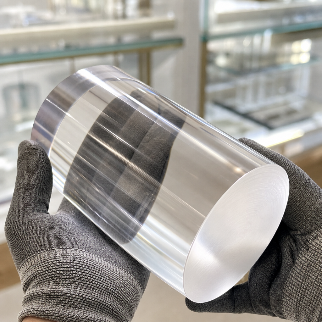 Acrylic Rod Clear 110mm to 200mm Diameter Options