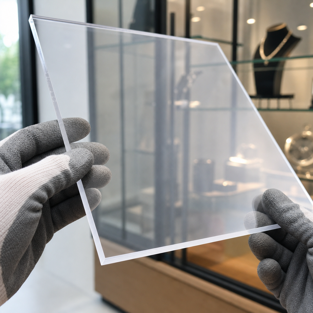 Clear Acrylic Sheet A4 - 4mm Thickness - 6 Pack for Displays