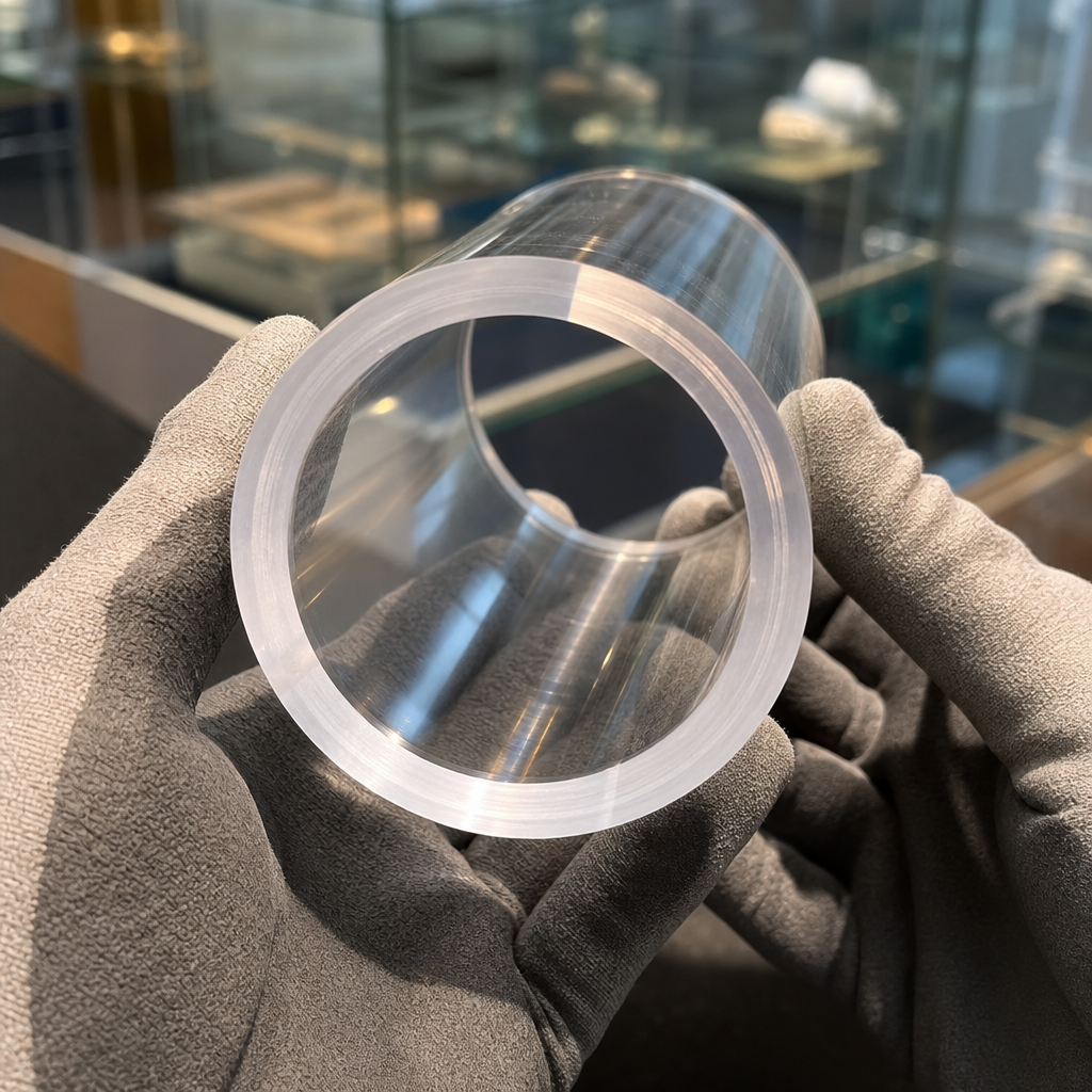 Clear Extruded Acrylic Tube 45mm to 60mm for Machining & Fabrication