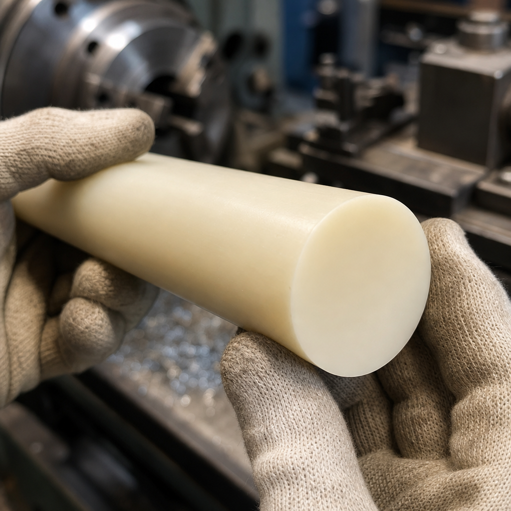 Nylon 66 Rod - Precision Ground - Diameter 6.35mm to 50mm