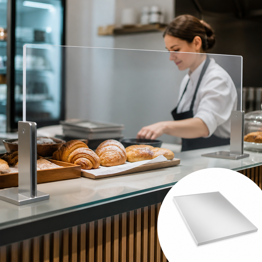 Clear Acrylic Sheet for Retail Signage & Displays 3mm to 12mm thick - UK Engineering Plastics