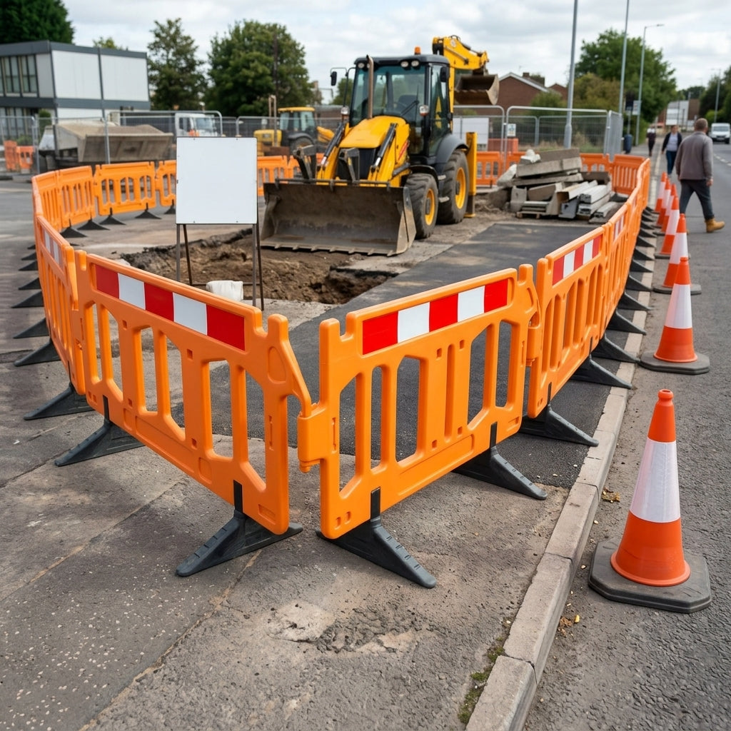 Chapter 8 Plastic Road Works Barrier - 2m x 1m