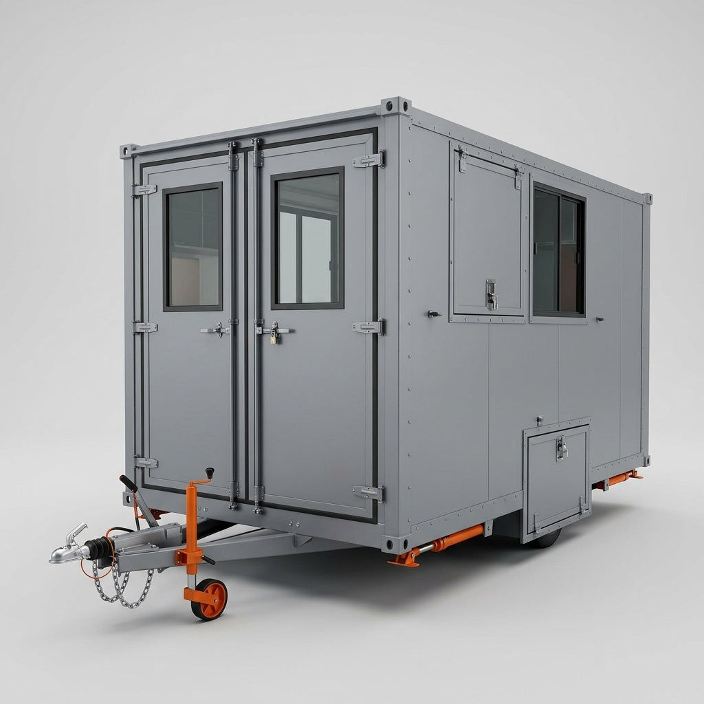Towable Welfare Unit with Canteen, Drying Room and Sanitation Suite (view 2)