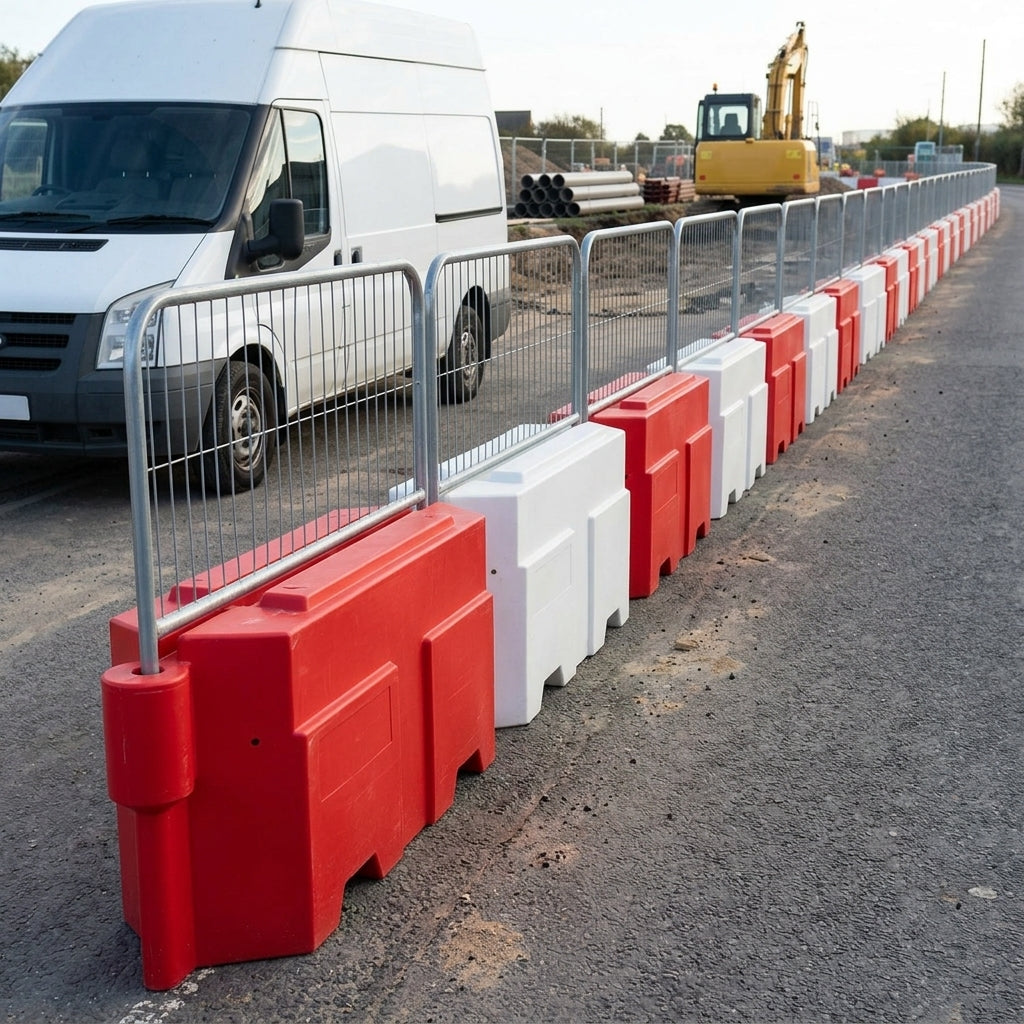 Water-Filled Traffic Barrier HDPE Chapter 8 Compliant No Gap Design