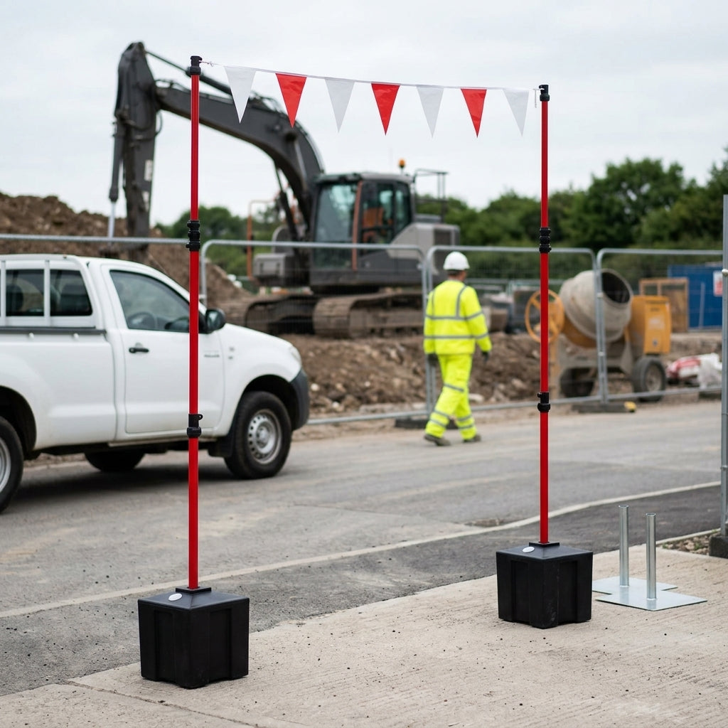 Height Restriction Kit Accessories – Poles, Bases and Bunting