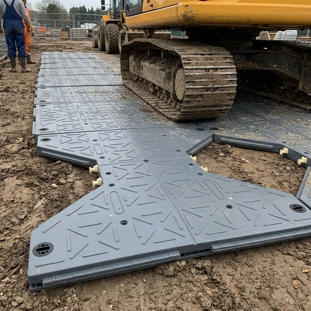 Heavy Duty Modular Ground Access Panel System - Interlocking Composite
