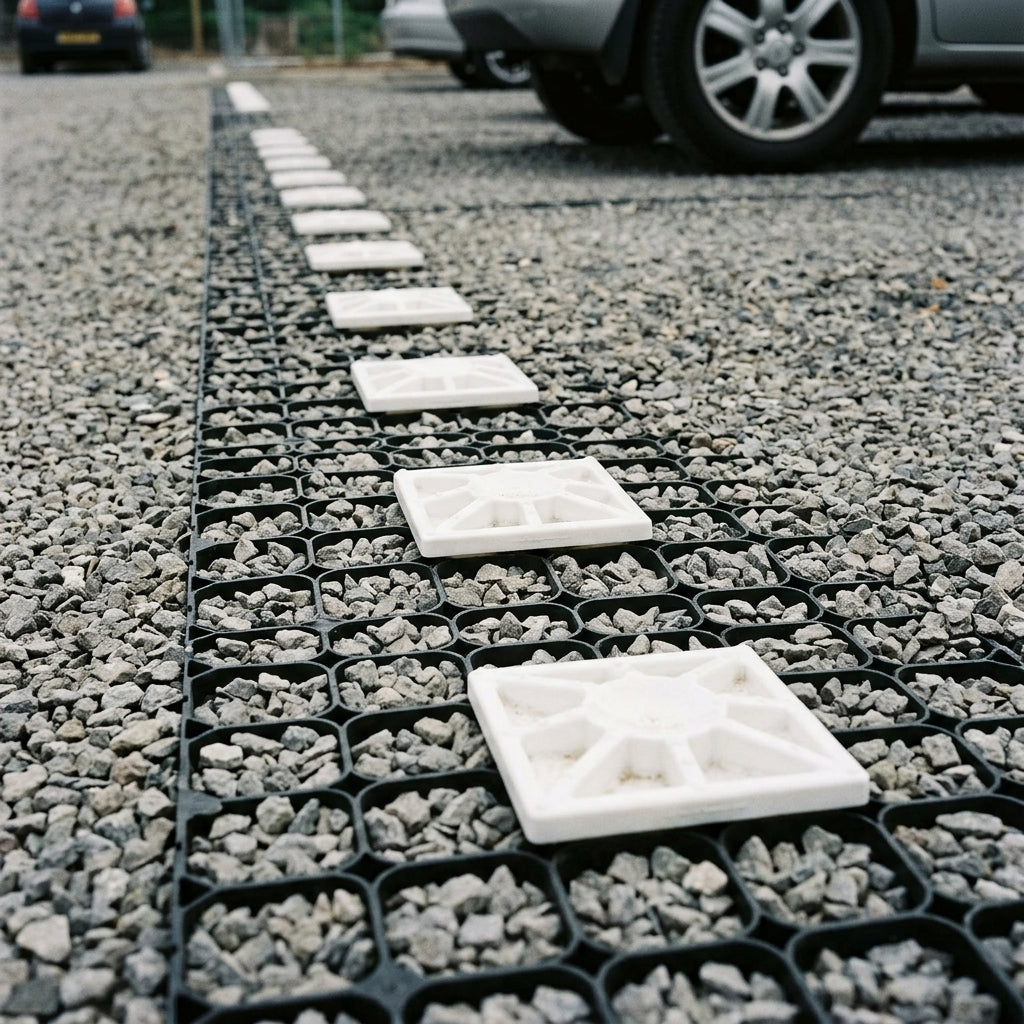 Large Raised Parking Bay Marker – UV-Stable Plastic – 40mm or 50mm