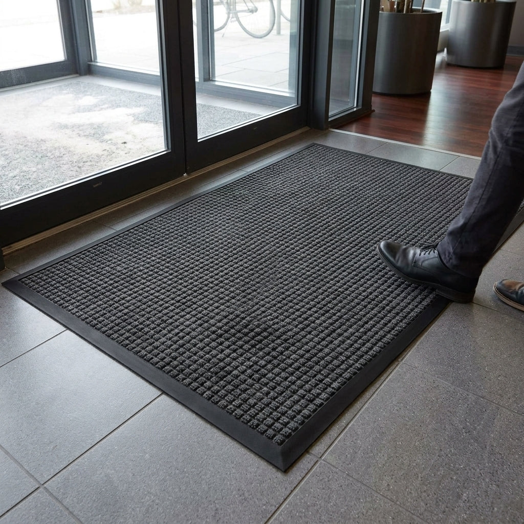 Entrance Mat Waffle Pattern with Rubber Backing 10.5mm Thick