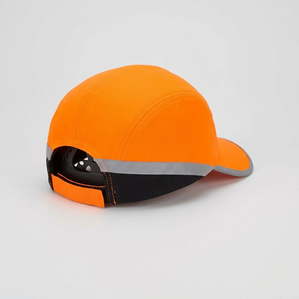 Hi-Vis Bump Cap with Long Peak and Adjustable Fit (view 2)