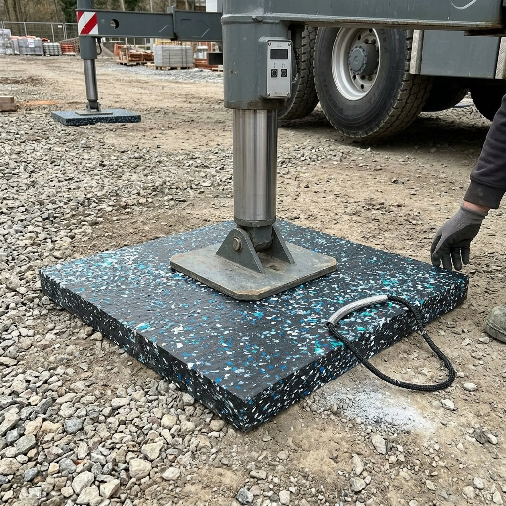 Heavy Duty Outrigger Pad with Rope Handles
