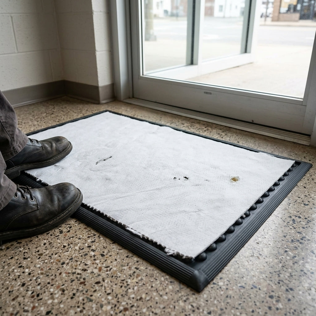 Anti-Fatigue Mat with Replaceable Sorbent Pad – Nitrile Rubber