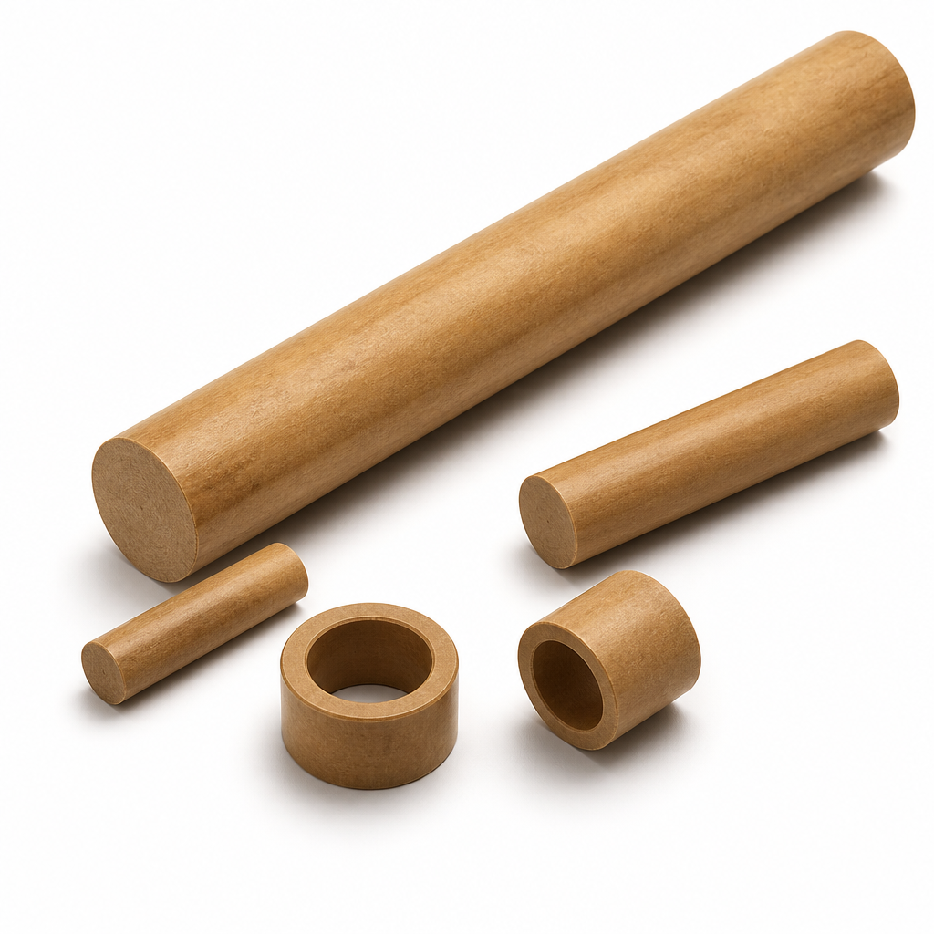Phenolic Cotton Brown Rod 6mm to 12mm dia for Cams & bushes - Tufnol Rods in use