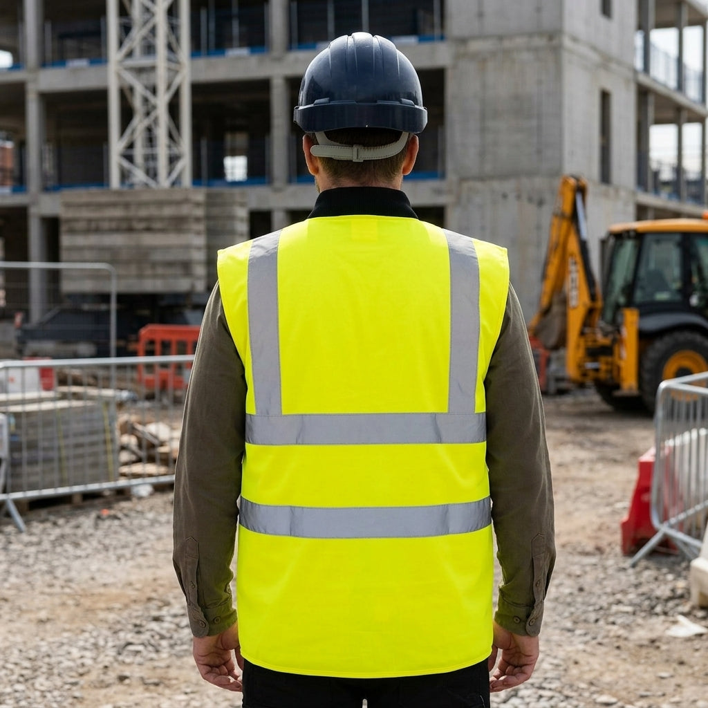 Reversible Hi-Vis Bodywarmer with Reflective Tape - EN471 Class 2