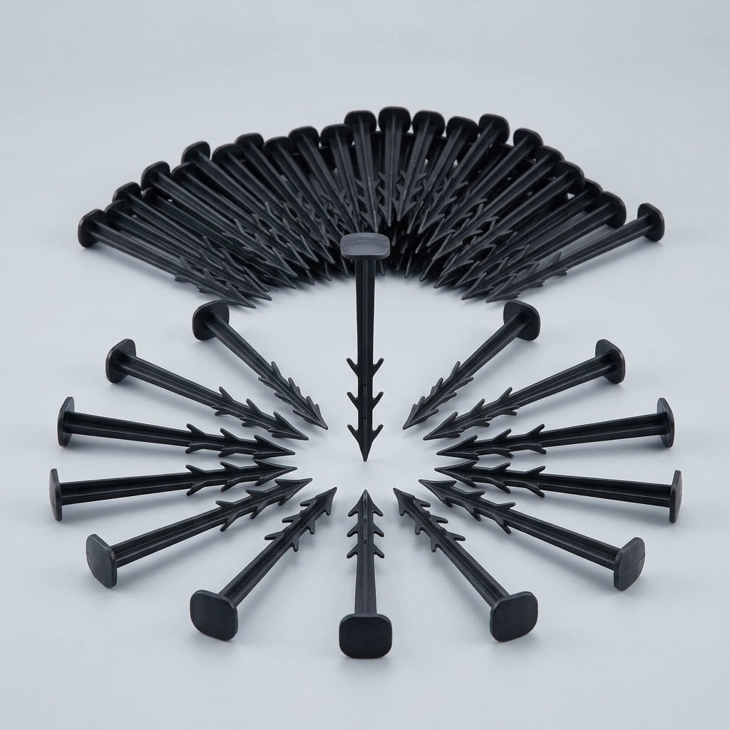 Plastic Barbed Pegs for Geotextile Membranes - Pack of 100 (view 2)