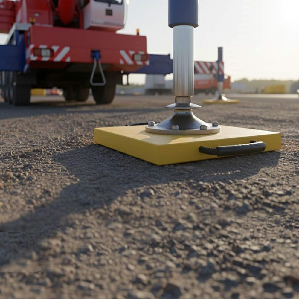 Hi-Vis Outrigger Pad HMWP – Lightweight, 5 Tonne Support