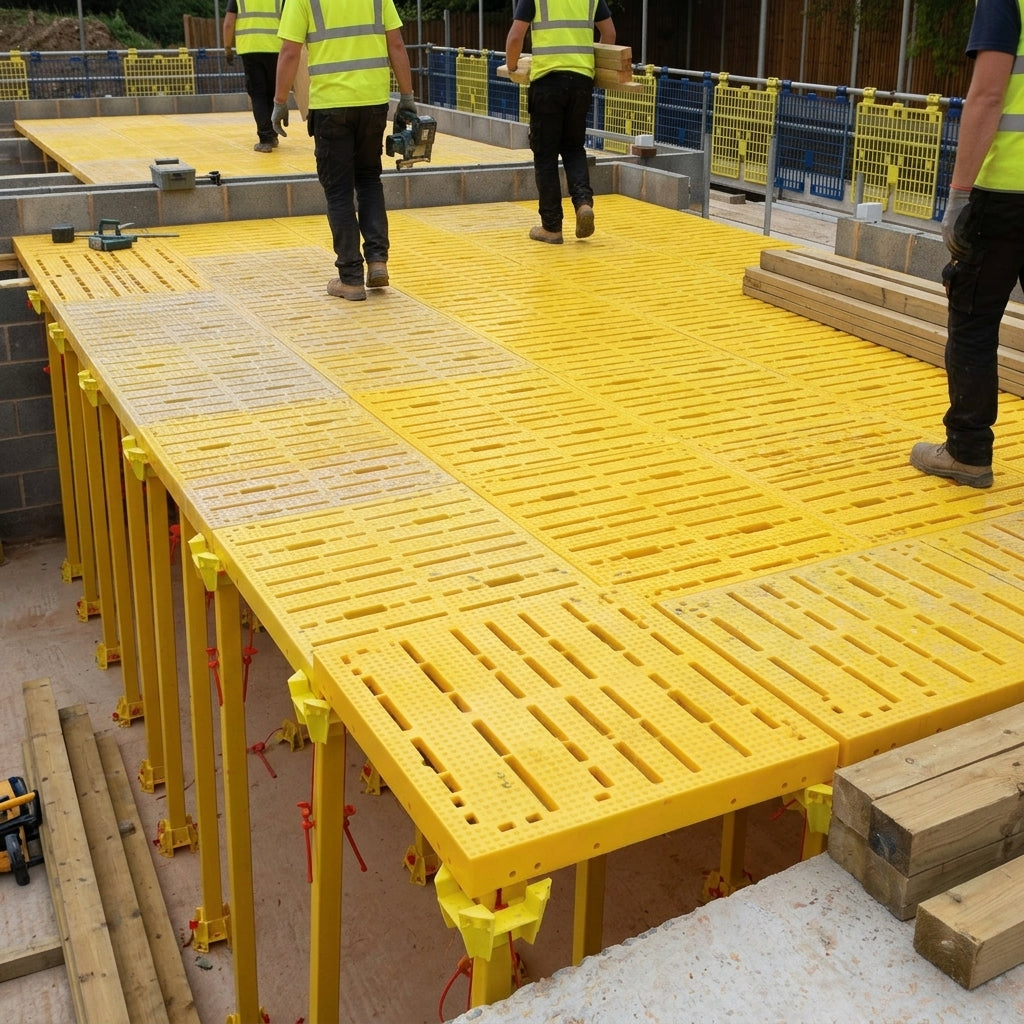 Safety Decking Boards – High Density Polyethylene – 1m x 1m