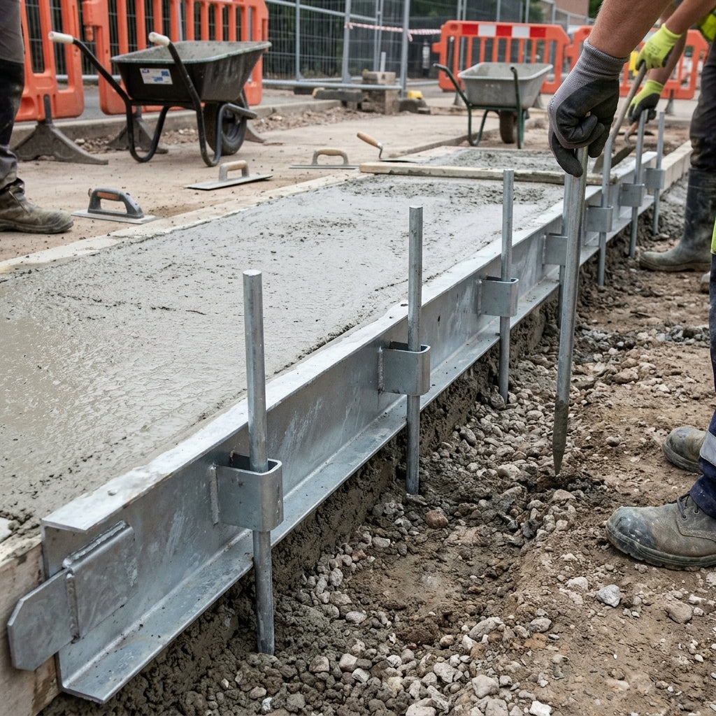 Road Formwork for Concrete Kerbs and Edging