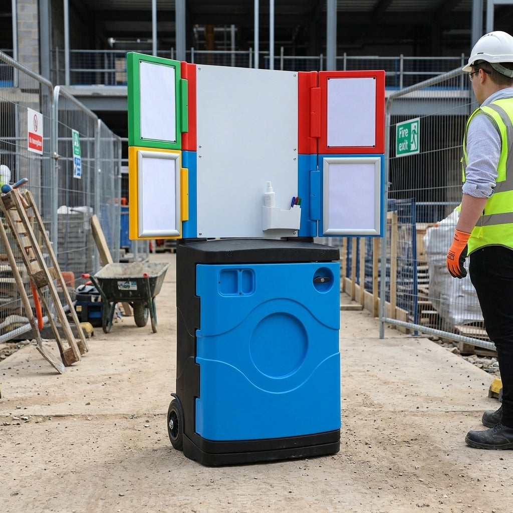 Portable Site Safety Briefing Station with Stand Option