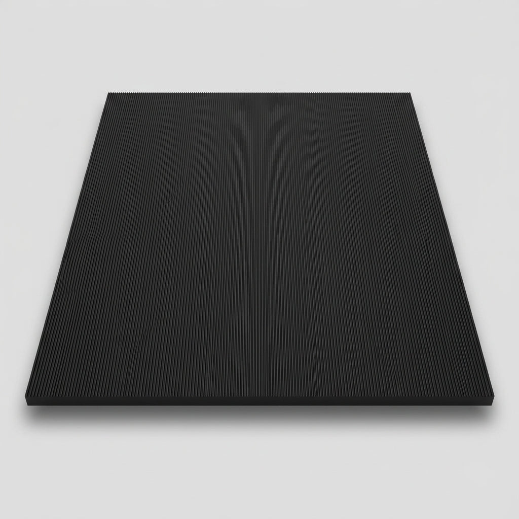 Fine Ribbed Rubber Matting for Surface Protection (view 2)