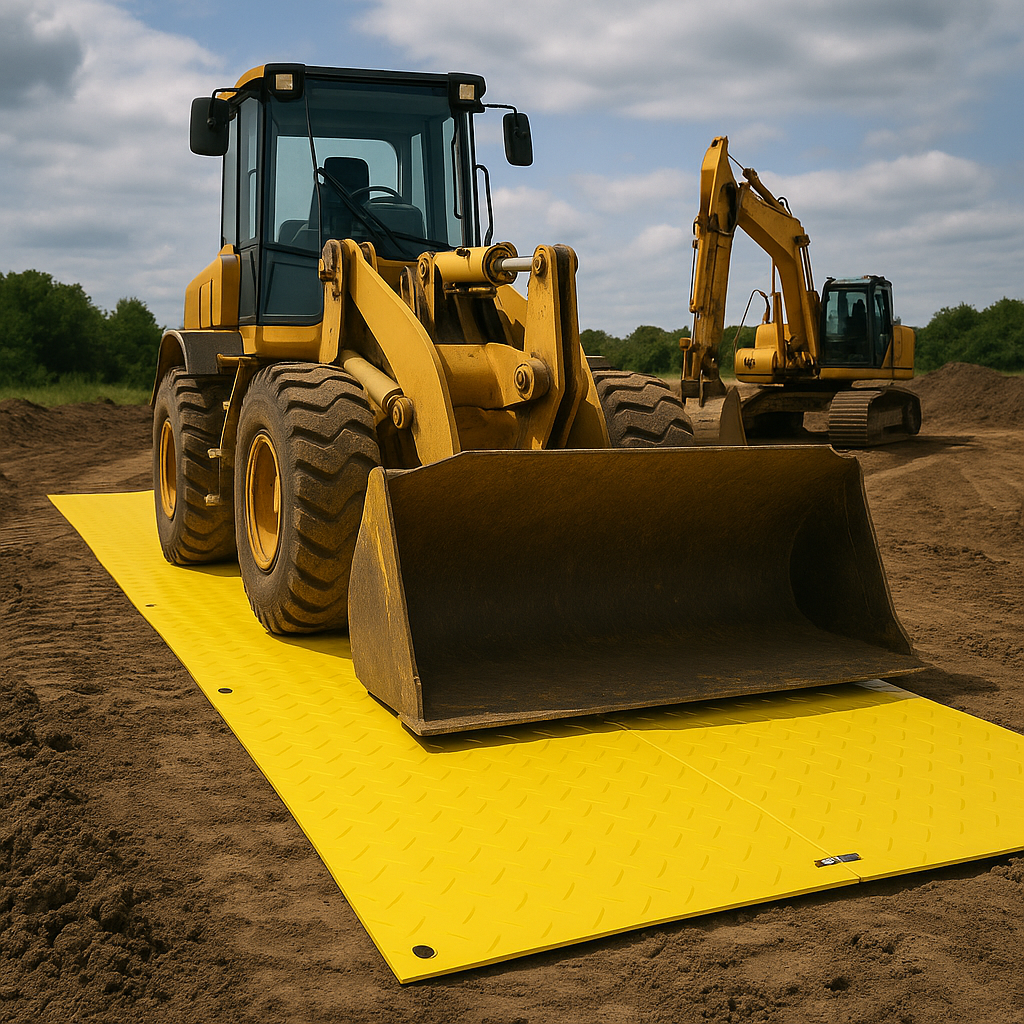 Dark Slate Gray EcoStak™ Heavy-Duty Access Mat for Plant, Machinery & Worksites