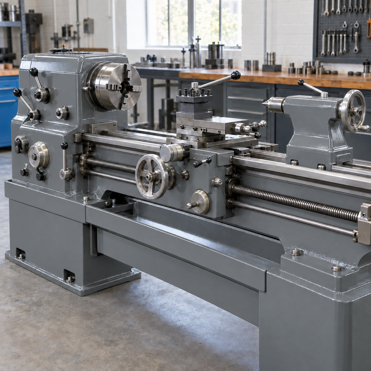 Mid Grey illustrative application: Industrial Machinery Enamel – Durable Gloss Metal Paint