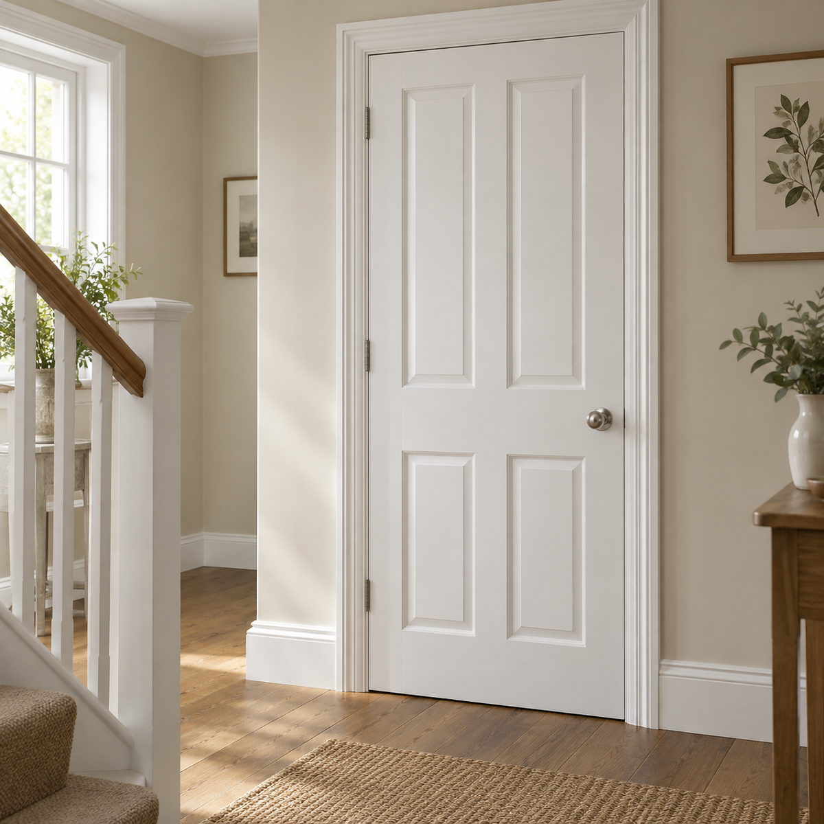 Illustrative application scene: Oil-Based Satinwood Paint for Doors, Skirting & Trim