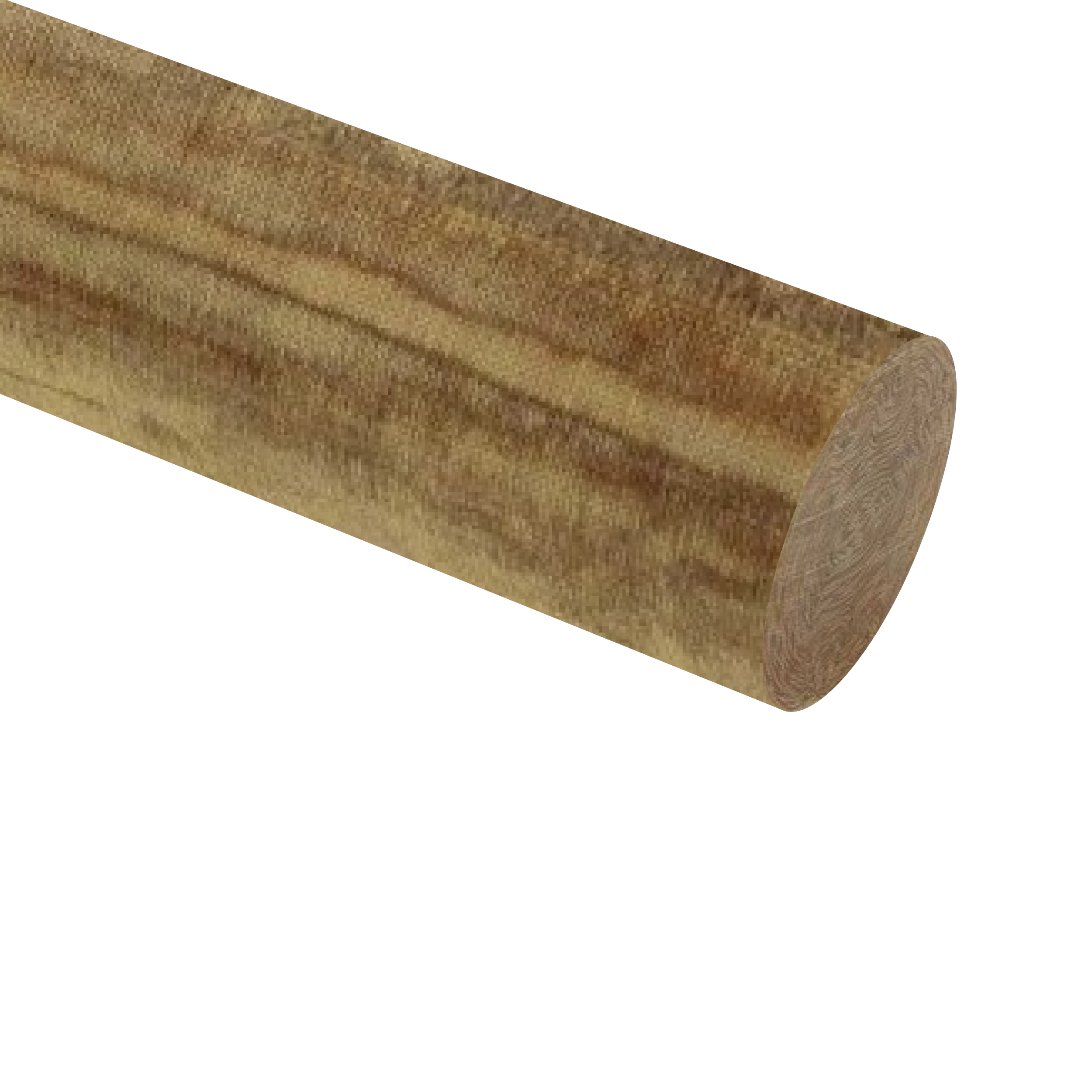 Fabric-Grade Phenolic Laminate Rod High Strength Synthetic Resin Bonded Fabric for Wear Resistance, Electrical Insulation, Spacers & Mechanical Parts 10 to 100mm Dia - UK Engineering Plastics