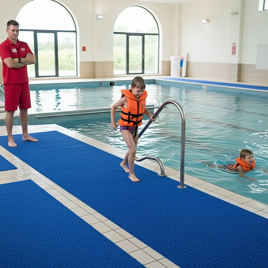 Spaghetti Floor Mat – PVC, Slip-Resistant, 90cm Width