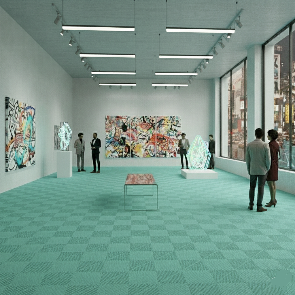 Modular Rib Floor Tile – Recycled, Non-Slip & Heavy Duty