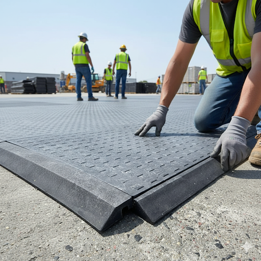 Heavy Duty Ground Protection Mat – Recycled, Anti-Slip, 22mm