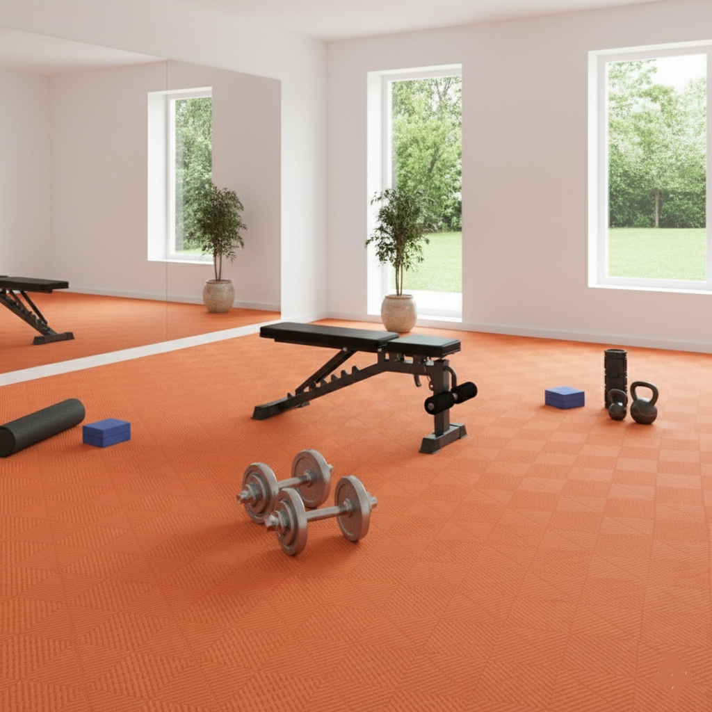 Modular Rib Floor Tile – Recycled, Non-Slip & Heavy Duty