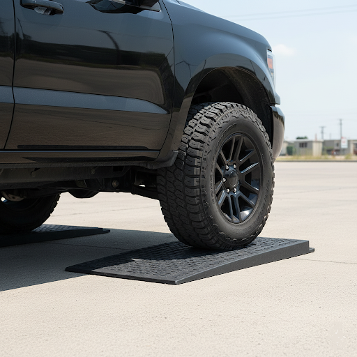 Event Access Ramp – Recycled Plastic, Non-Slip, Heavy Duty