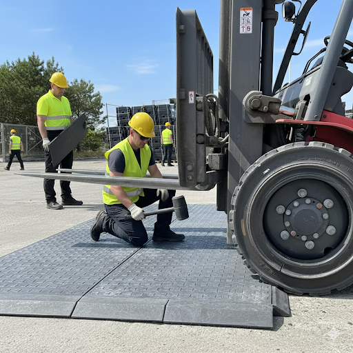 Heavy Duty Ground Protection Mat – Recycled, Anti-Slip, 22mm