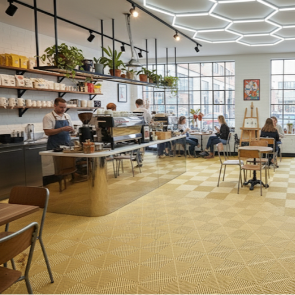 Modular Rib Floor Tile – Recycled, Non-Slip & Heavy Duty