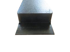 Dark Slate Gray Rubber Tipper Pad - 355 x 75 x 30 mm