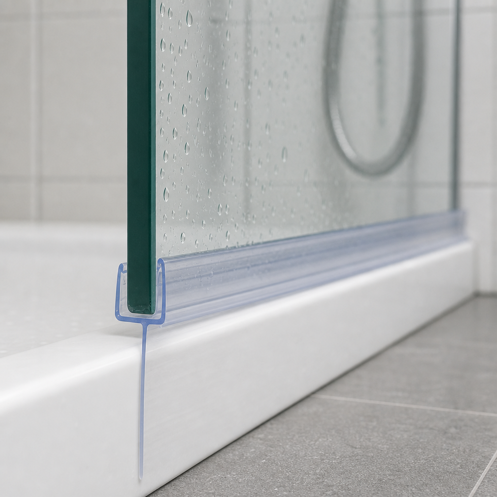 Shower screen seal for 4-6mm glass