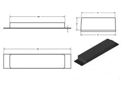 Rubber Tipper Pad - 355 x 75 x 30mm