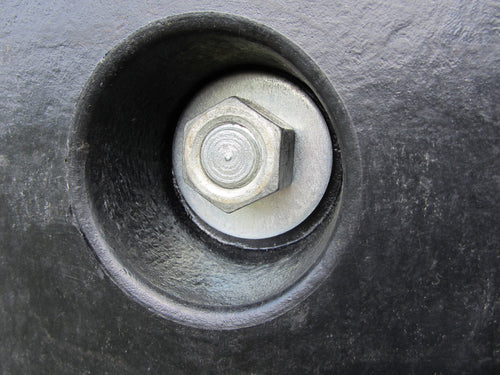 Standard Rubber Dock Bumper with Fixings — view 2