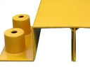 Central Galvanised Steel Bridge Ramp - Yellow - detail view 3