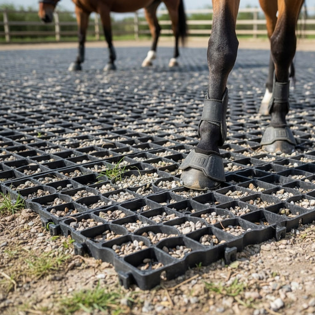 Ground Reinforcement Grid – Recycled Plastic, 330mm x 330mm x 30mm