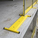 Portable Freestanding Support Base for Temporary Edge Barriers