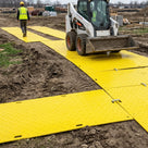 Heavy Duty Recycled HDPE Access Mat - 2.4m x 1.2m or Half Size